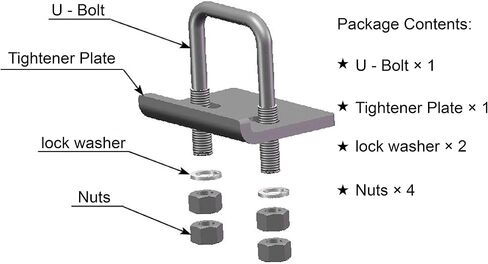 Winnerwell Anti Rattle Hitch Tightener for 1.25" and 2" Hitches in Saudi Arabia