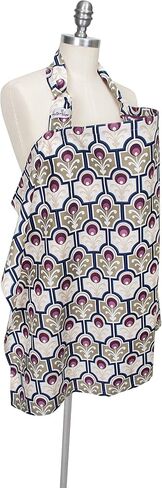Hooter Hiders Premium Cotton Nursing Cover - Verbena in Saudi Arabia
