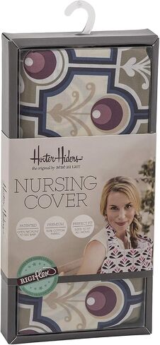 Hooter Hiders Premium Cotton Nursing Cover - Verbena in Saudi Arabia