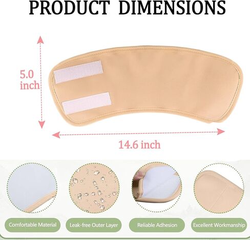 2 Pack Castor Oil Pack for Breast, Organic Castor Oil Pack Wrap for Breast, Castor Oil Nursing Pads,Soft Flannel Castor Oil Breast Pads Nursing Pads in Saudi Arabia