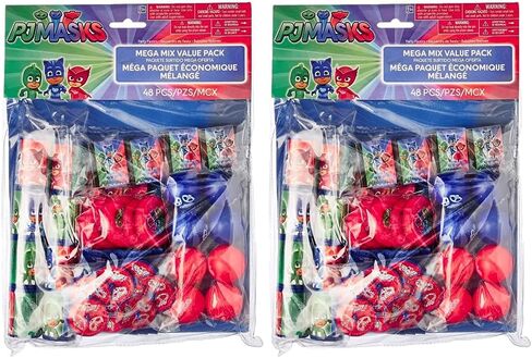 Adorable Multicolor PJ Masks Mega Mix Value Pack - 11.5" x 9" (Pack of 48) | Fun & Vibrant Design | Perfect for Kid's Party Favor in Saudi Arabia