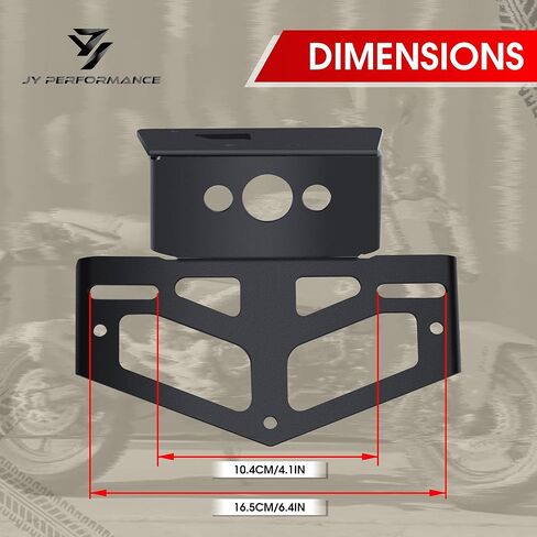 مزيل الحاجز من JY PERFORMANCE متوافق مع حامل لوحة الترخيص 2024 2023 2022 Grom MSX125 in Kuwait