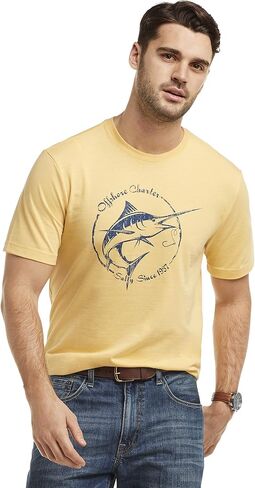 IZOD Men's Short Sleeve Graphic T-Shirt in Saudi Arabia