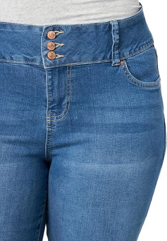YMI Women's Plus Size Sustainable Essential Skinny Jeans in Saudi Arabia