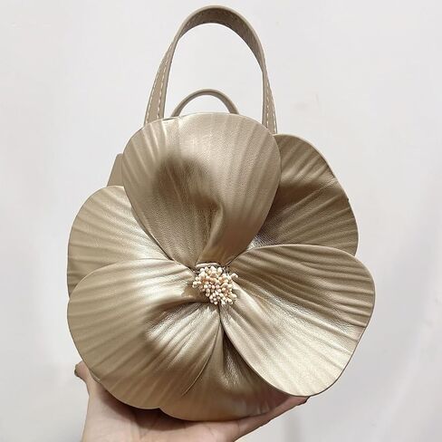 Mini Flower Evening Purse Floral Clutch Purses for Women PU Leather Evening Handbag with Chain Wedding Party Prom in Saudi Arabia