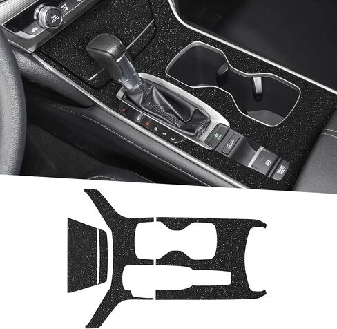 TOMALL Bling Gear Shift Box إطار غطاء الكسوة ملصقات والعتاد التحول لوحة كأس الماء حامل الديكور الداخلي متوافق مع Honda Accord 10th 2018 2019 2020 2021 2022 (صالح الغاز) in Saudi Arabia