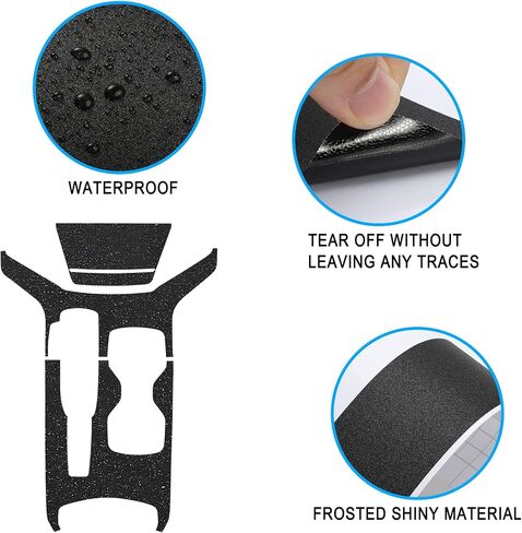 TOMALL Bling Gear Shift Box إطار غطاء الكسوة ملصقات والعتاد التحول لوحة كأس الماء حامل الديكور الداخلي متوافق مع Honda Accord 10th 2018 2019 2020 2021 2022 (صالح الغاز) in Saudi Arabia
