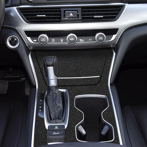 TOMALL Bling Gear Shift Box إطار غطاء الكسوة ملصقات والعتاد التحول لوحة كأس الماء حامل الديكور الداخلي متوافق مع Honda Accord 10th 2018 2019 2020 2021 2022 (صالح الغاز) in Saudi Arabia