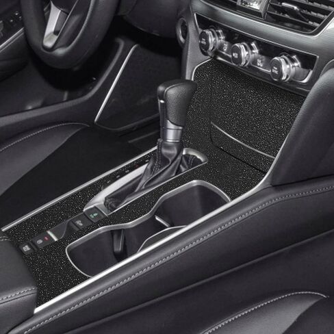 TOMALL Bling Gear Shift Box إطار غطاء الكسوة ملصقات والعتاد التحول لوحة كأس الماء حامل الديكور الداخلي متوافق مع Honda Accord 10th 2018 2019 2020 2021 2022 (صالح الغاز) in Saudi Arabia