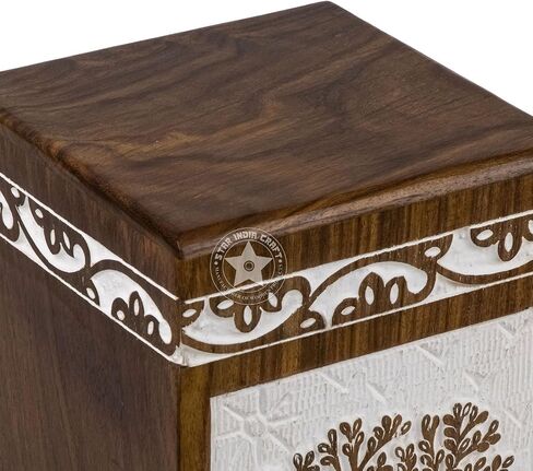 SIC Cremation urns for Human Ashes Male Dad Small Wooden Tree of Life Urns Box for Dogs Ashes and Casket Urn for Ashes Female mom, Burial Funeral Memorial Urns for Ashes Holds 250lbs in Saudi Arabia