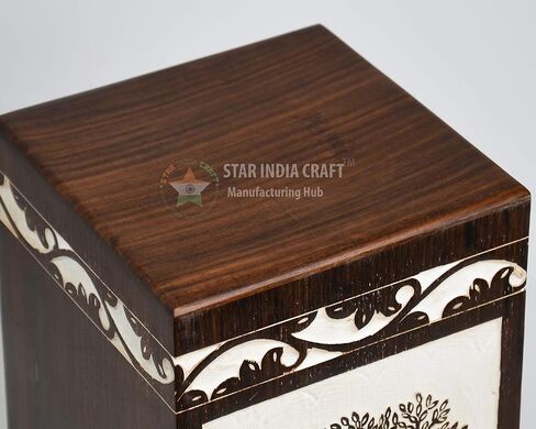 SIC Cremation urns for Human Ashes Male Dad Small Wooden Tree of Life Urns Box for Dogs Ashes and Casket Urn for Ashes Female mom, Burial Funeral Memorial Urns for Ashes Holds 250lbs in Saudi Arabia