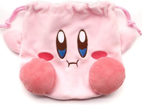 Pink Cosmetics Bag Drawstring Travel Purse Makeup Plush Kawaii Bag Cosmetic Storage Bags Organizer (Style A) in Saudi Arabia