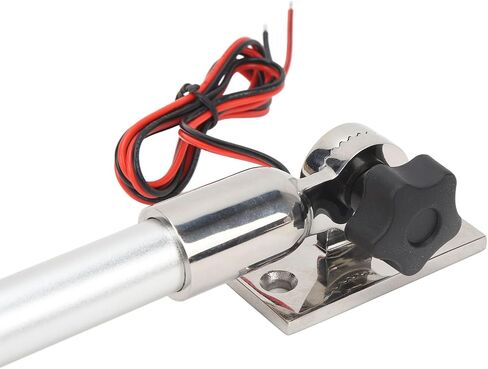 12 بوصة LED قابلة للطي للأسفل قارب ضوء صارم، IP66 مقاوم للماء، قضيب ألومنيوم، 3 أضواء علوية بيميني ميل بحري، قاعدة من الفولاذ المقاوم للصدأ، ضوء مرساة القارب لقارب الصيد العائم in Saudi Arabia