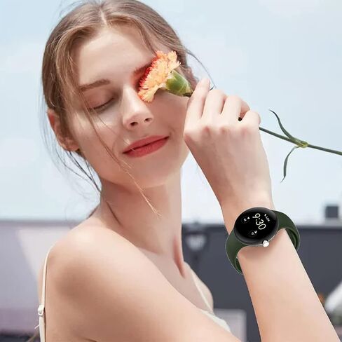 Compatible for Google Pixel Watch 2 2023 Band, Pixel Watch Soft Silicone Wristband Waterproof Sport Strap Band for Google Pixel Watch 2 2023 / Pixel Watch 2022 in Saudi Arabia