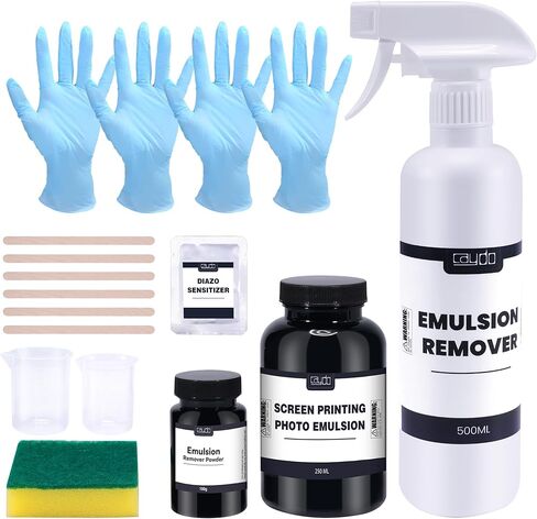Caydo Screen Printing Emulsion Kit - Screen Printing Photo Emulsion (8.5 oz), Screen Printing Supplies in Saudi Arabia
