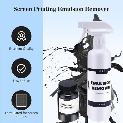 Caydo Screen Printing Emulsion Kit - Screen Printing Photo Emulsion (8.5 oz), Screen Printing Supplies in Saudi Arabia