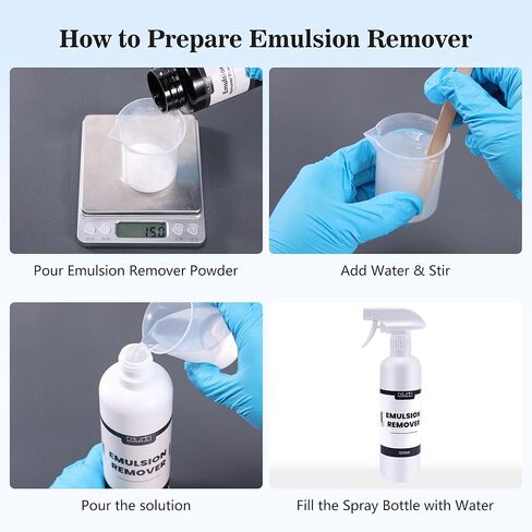 Caydo Screen Printing Emulsion Kit - Screen Printing Photo Emulsion (8.5 oz), Screen Printing Supplies in Saudi Arabia