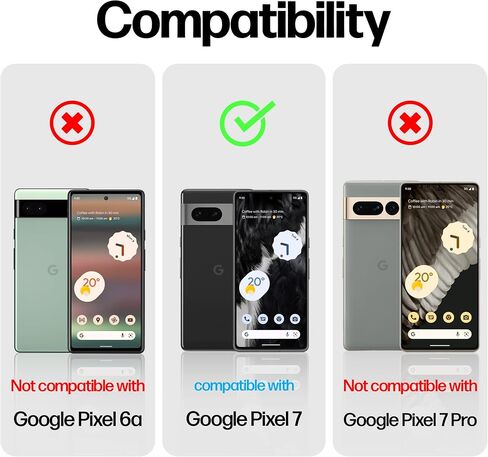 Power Theory Screen Protector for Google Pixel 7 [2 Pack] with Easy Install Kit [Premium Tempered Glass for Pixel7] in Saudi Arabia