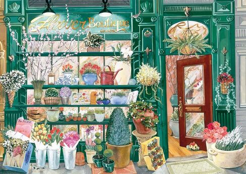 Ravensburger Flower Shop 300 Piece Large Format Jigsaw Puzzle | FSC Certified Product | Enhanced with Softclick Technology Ideal Gift for Adults and Kids in Saudi Arabia