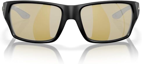 Costa Del Mar Tailfin Sunglasses, Matte Black/Sunrise Silver Mirrored 580G, 57 mm in Kuwait