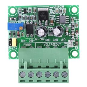Conversion Module, 1-3KHZ 0-10V PWM Signal to Voltage Converter Module Digital Analog Board