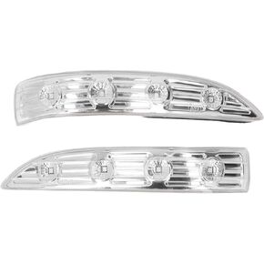 Aramox Side Mirror Turn Signal Lamp, 2pcs Rearview Mirror Turn Signal Light Transparent Lens Replacement for Ix35 2010?2015