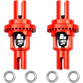 2Pcs Vgoohobby Metal Ball Differential W/Bearing Upgrade Part Compatible with WLtoys 1/28 K969 K979 K989 K999 P929 P939 Mini-Q Mini-Z AWD IW04 RC Car (Blue)