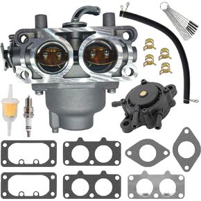 15004-1011 15004-1025 15004-0930 Carburetor Fit for Kawasaki FX730V 4 Stroke Engine 15004-7082 15004-7051 With Fuel Pump
