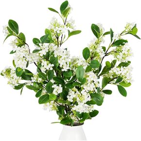 Melorca&Guilla Artificial Plants,3PCS 37" Green Faux Branches for Vase Faux Greenery Stems,Artificial Branches Fake Plants for Shop Garden Office Home Décor (3, Watercress)