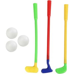 Toyvian Golf Games for Toddler Toys Age 3+ Mini Toddler Sets for Boys Indoor Golf Mini Golf Balls Toy Set Golf Clubs Suite Casual Child Game Set Sports Toys Golf Mini Golf