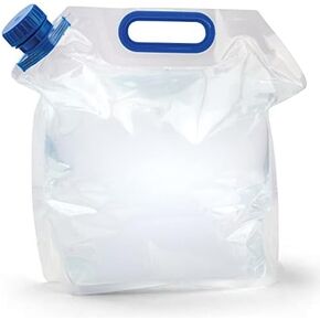 Camping Water Container - 2 Gallon Collapsible Water Container, Water Bags for Camping, Reusable, Emergency Water Jug, Space-Saving, Perfect for Home, Travel, Survival - Portable Water Container