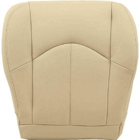 Front Driver or Passenger Side Bottom Microfiber Leather Replacement Seat Cover Tan Compatible with Lexus RX300 1999 2000 2001 2002 2003