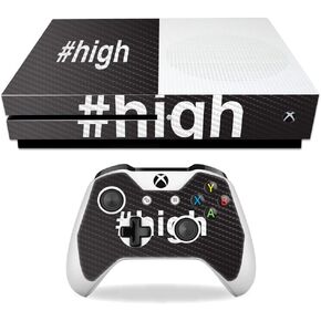 MightySkins Carbon Fiber Skin for Microsoft Xbox One S - Girl Boss | Protective, Durable Textured Carbon Fiber Finish | Easy to Apply, Remove, and Change Styles | Made in The USA