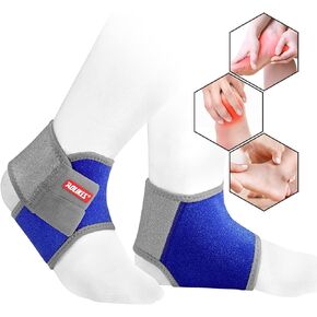 Kids Ankle Brace Supports Breathable Neoprene Ankle Stabilizer Adjustable Child Ankle Protector Wraps Sports Dance Foot Support Arch Supports for Sports Protection Ankle Sprain Joint Pain 2PCS