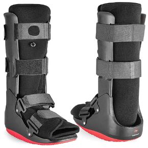 ManaEZ Air Boot Tall CAM Boot | Orthopedic Walking Boot for Sprained Ankle with Air Pump | Foot Brace for Injured Foot, Ankle Sprain, Broken Toe & Post Surgery | Fracture & Cast Boots (Medium)