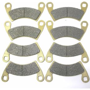 Master Chen Front Rear Brake Pads Brakes for Polaris RZR-4 XP 900 2012-2015 - Ranger 900 Crew 2010-2015 - 900 Crew Diesel 2013-2014 - RZR XP 1000 EPS 2014 2015 2016 2017 2018 2019 2020 FA452FR