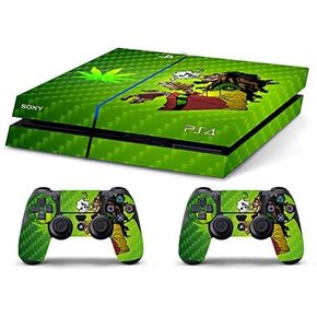 Skin Ps4 Old - Marijuana BOB Marley - Limited Edition Decal Cover ADESIVA Playstation 4 Slim Sony Bundle