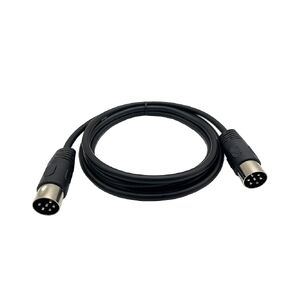 6-Pin DIN MIDI Extension Cable, Dafensoy 6-Pin DIN MIDI Male to Male Adapter Extension Cable, for MIDI Keyboard, Keyboard Synth,MIDI Guitar and Other Music Gear (1.5M/5Ft)