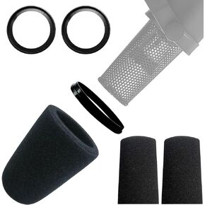 High-Density Foam Pop Filter with Retaining Ring Repalcement Fit for Shure SM7B, SM7A, SM7dB, MV7 Vocal Microphone Windscreen - 2 Pack