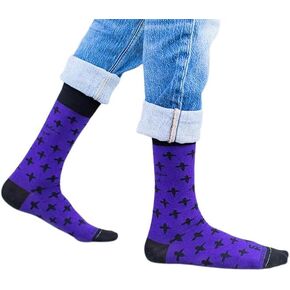 Sock Religious Repent and Believe In The Gospel Lent Purple With Black Trim Men's and Women's One Size Fits Most Polyester Blend Catholic Inspirational Fun Crew Socks, Adult in Kuwait