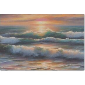 Waves of Wonder Large Decoupage Paper, 20" x 30" (For Furniture, large projects)