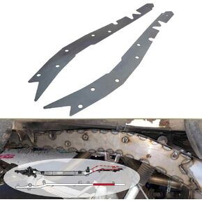 NIXFACE Frame Rust Repair Plate Fit for 1995-2004 Toyota Tacoma Weld On Frame Reinforcements 96