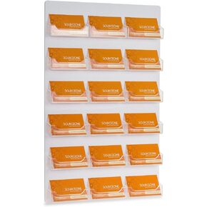 SourceOne Gift Card/Business Card 18 Pocket Organizer Wall Mount
