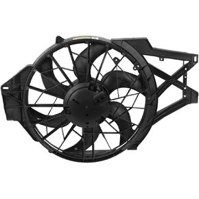DNA MOTORING OEM-RF-0094 Factory Style Radiator Cooling Fan Assembly Cooling Efficiency Improved Direct Replacement [Compatible with 97-00 Ford Mustang]