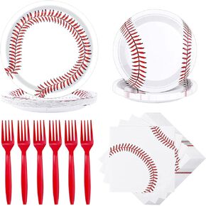 96PCS Basketball Party Supplies, Basketball Plates and Napkins Dinnerware Sets Boys Birthday Party Decorations Basketball Theme Tableware Set Includes Basketball Paper Plates Napkins Forks Serve 24