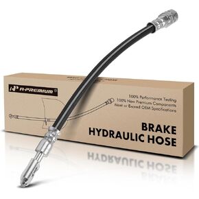 A-Premium Rear Driver Brake Hydraulic Hose Compatible with Audi and Volkswagen Models - A3, A3 Quattro, Beetle, Eos, Golf, GTI, For Jetta, Passat - Replace# 5C0611775C