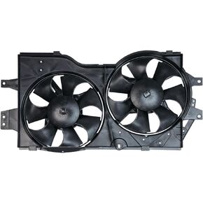TYC 620140 Cooling Fan Assembly Compatible with 1996-2000 Dodge Caravan/Grand Caravan , Black