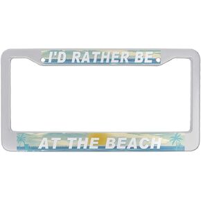 The Queen License Plate Frame Crown Car Accessories for Women Gold Black License Plate Cover 12" X 6"