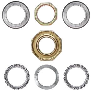 Fork Neck Steering Head Stem Bearings Kit Aftermarket Parts Fit for PW50 Y-Zinger 1981-2009 Pit Dirt Bike.