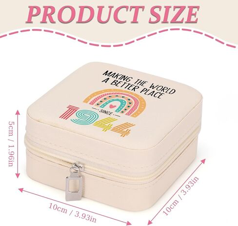 80th Birthday Gifts for Women 80 Year Old Birthday Gifts Birthday Decorations 1944 Birthday Gifts for Women 80th Birthday Gift Ideas 80 Year Old Travel Jewelry Box for Grandma in Saudi Arabia